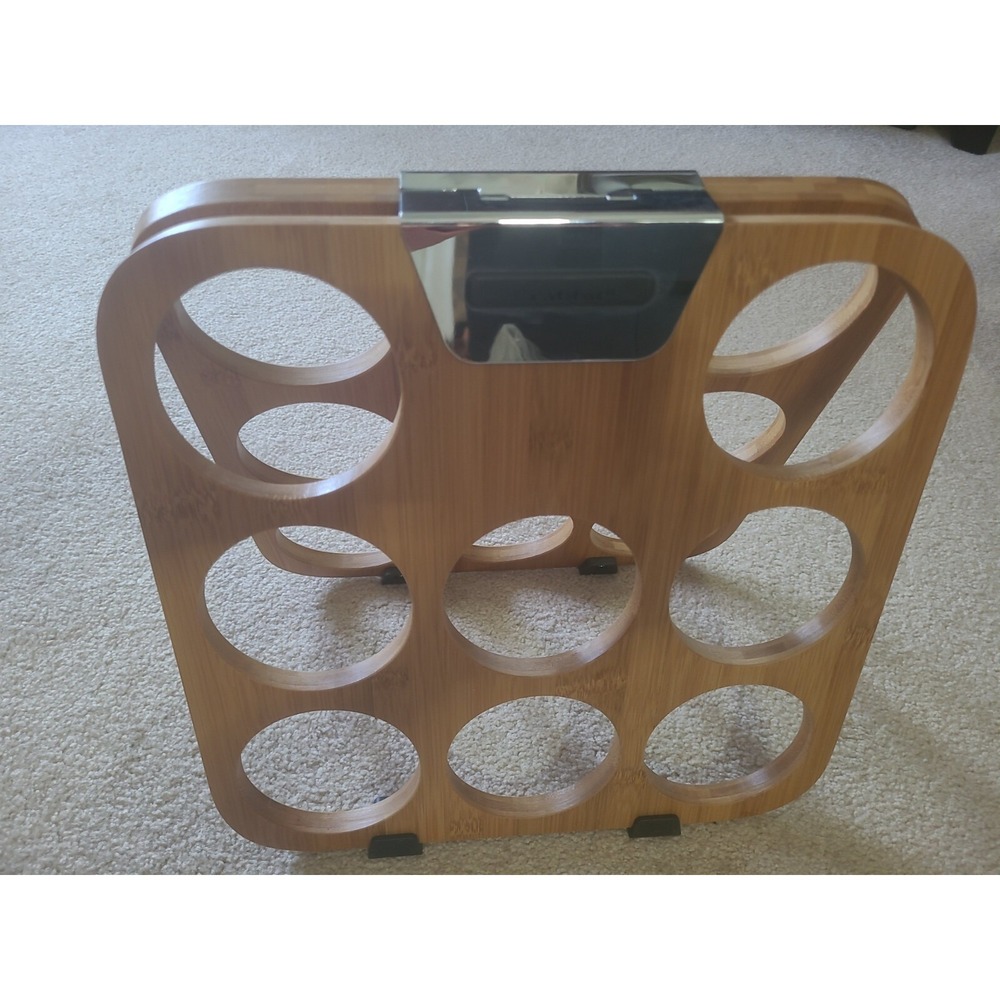 Metrokane Rabbit Wooden Portable Foldable Wine Rack